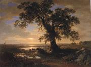 Asher Brown Durand The Solitary oak oil on canvas